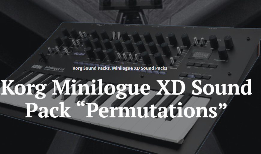 Limbic Bits Korg Minilogue XD Sound Pack Permutations (Premium)