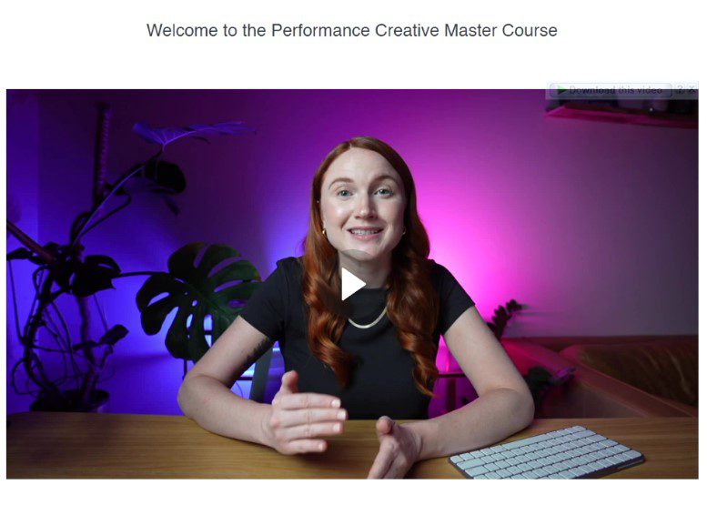 Dara Denney – Performance Creative Master Course 2023 (Premium)