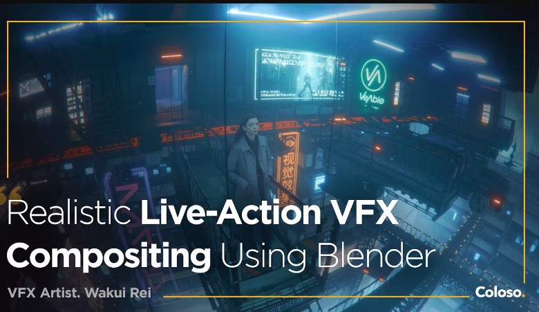 Realistic Live-Action VFX Compositing Using Blender by Wakui Rey [ ENGLISH SUB ] (Premium)