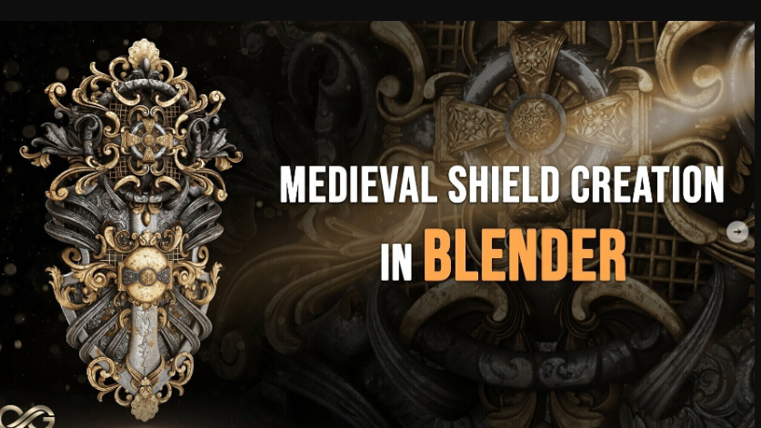 ArtStation – Create a Highly Detailed Shield in Blender (Premium)