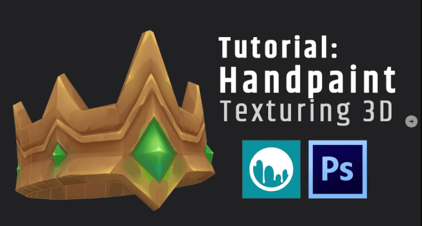 ArtStation – Stylized Crown – Handpaint Texturing (Premium)