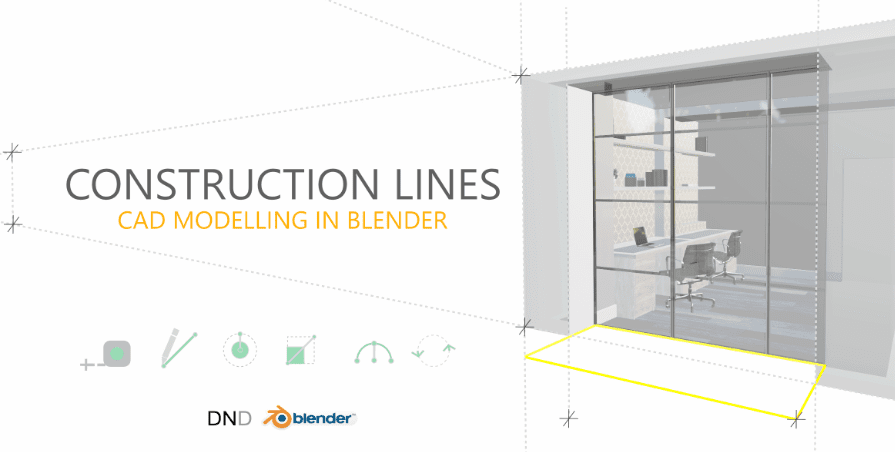 Blender Market – Construction Lines – Accurate Cad Modelling Add-On For Blender v0.9.6.8 (Premium)