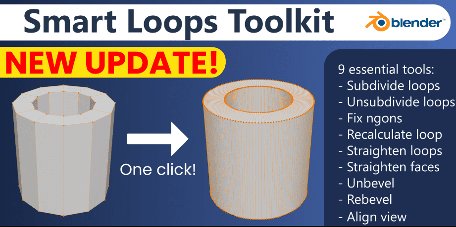 Blender Market – Smart Loops Toolkit V1.1.0 (Premium)