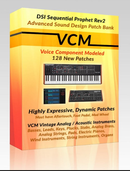 Creative Spiral Voice Component Modeling (VCM) Patch Bank Volume 1 Prophet Rev 2 (Premium)