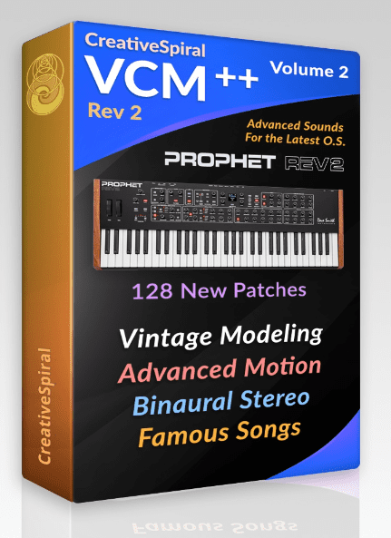 Creative Spiral Voice Component Modeling (VCM) Patch Bank Volume 2 Prophet Rev 2 (Premium)