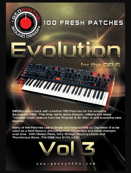 GeoSynths Evolution Vol.3 DSI OB6 Soundset (Premium)