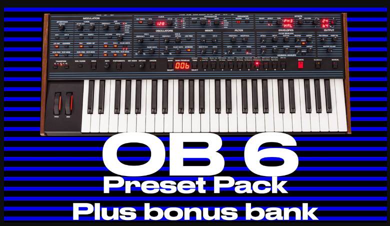 Matt Johnson DSI OB 6 Preset Pack 60 sounds (Premium)