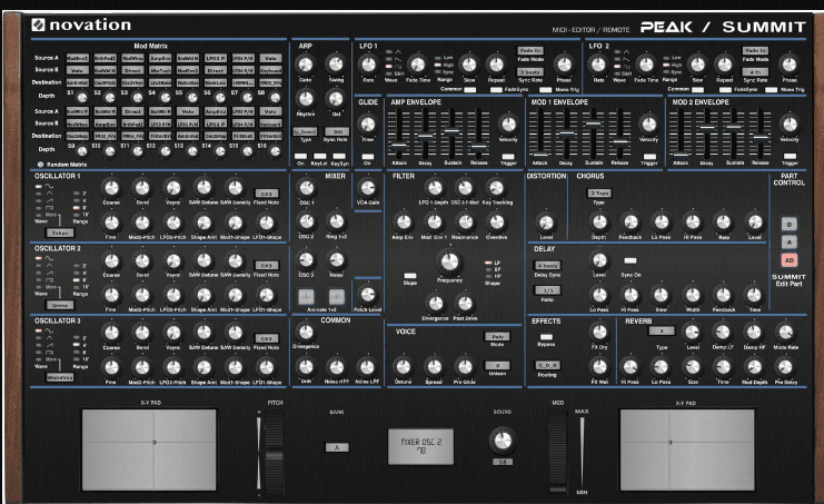 Momo Novation PEAK and SUMMIT Editor [Synth Presets] (Premium)