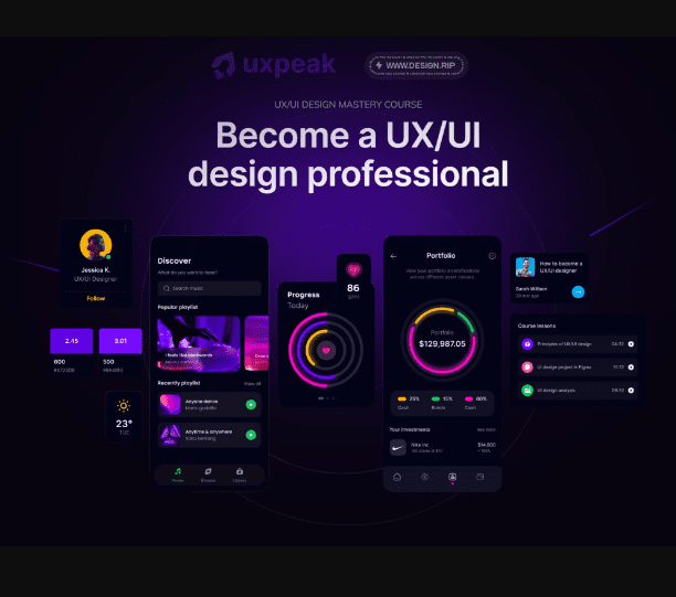 Uxpeak – UX UI Design Mastery Course (Premium)