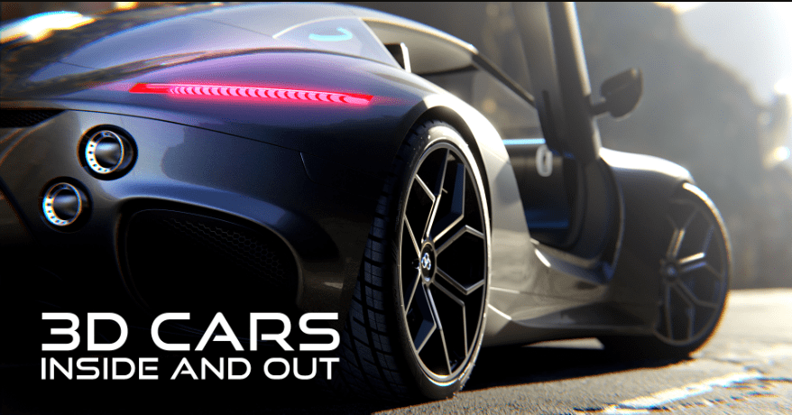 Blender – 3D Cars – Inside and Out by CGMasters (Updated) (Premium)