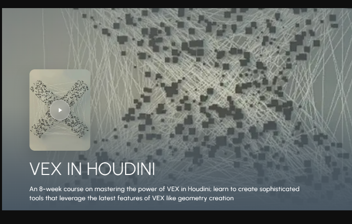 CGMA – VEX in Houdini with Johannes Richter (Premium)