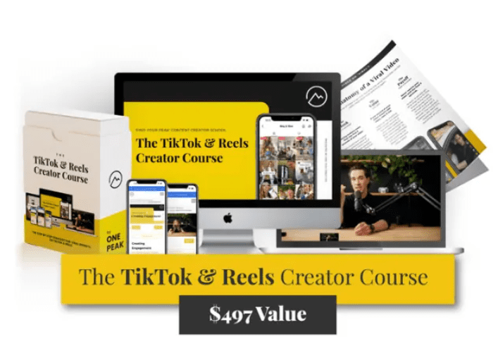 One Peak Creative Agency – The Tiktok and Reels Creator Course (Premium)