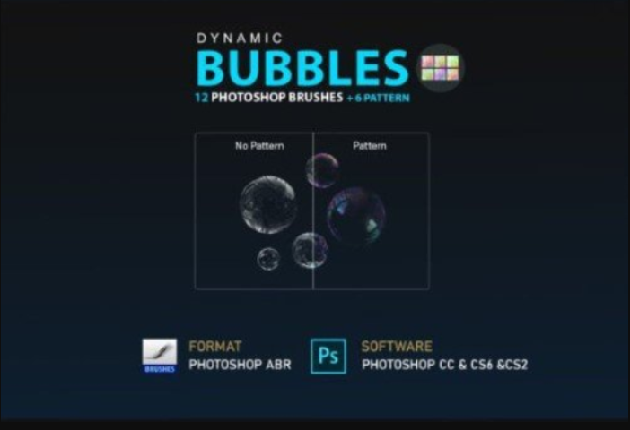 Water Bubbles Photoshop Brushes (Premium)