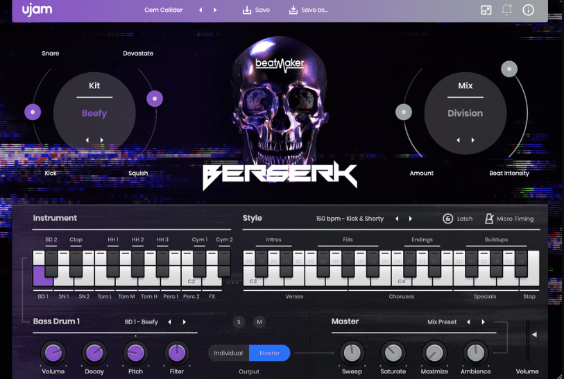 uJAM Beatmaker BERSERK v2.3.0 [WiN] (Premium)