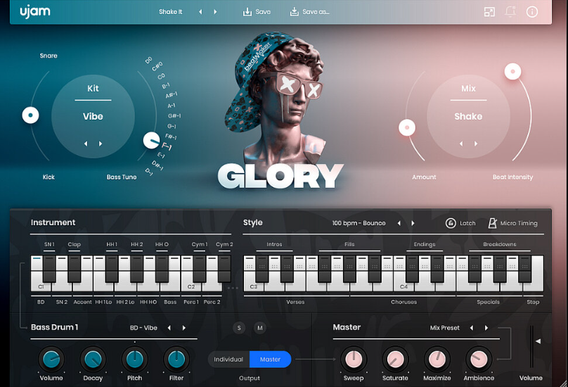 uJAM Beatmaker GLORY v2.3.0 [WiN] (Premium)