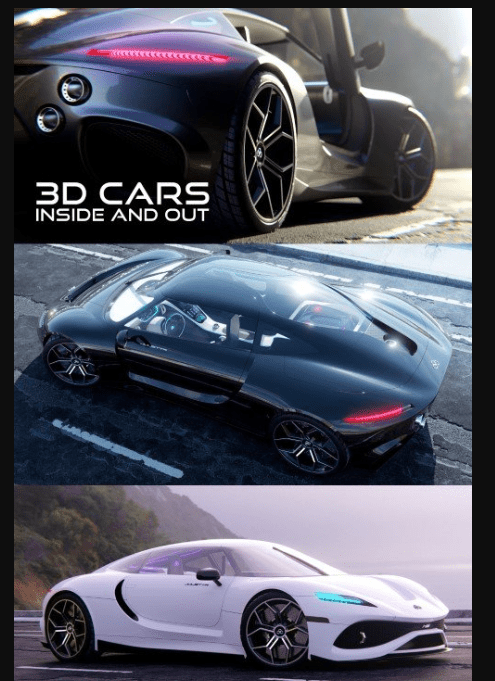 3D Cars: Inside and Out in Blender (Updated 2024) (Premium)