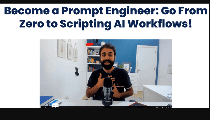 Become a Prompt Engineer Go From Zero to Scripting AI Workflows! (Premium)