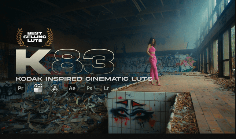 K83 | Kodak 2383 Inspired Cinematic LUTs (Premium)