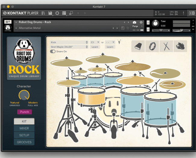 Robot Dog Drums Rock v1.0.0 KONTAKT (Premium)