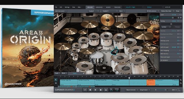 Toontrack Area 33 Origin SDX (Premium)