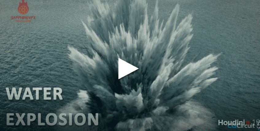 CGCircuit – Water Explosion in Houdini (Premium)