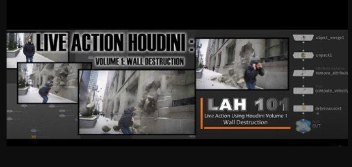 Live Action Houdini, Volume 1: Wall Destruction in Houdini (Premium)