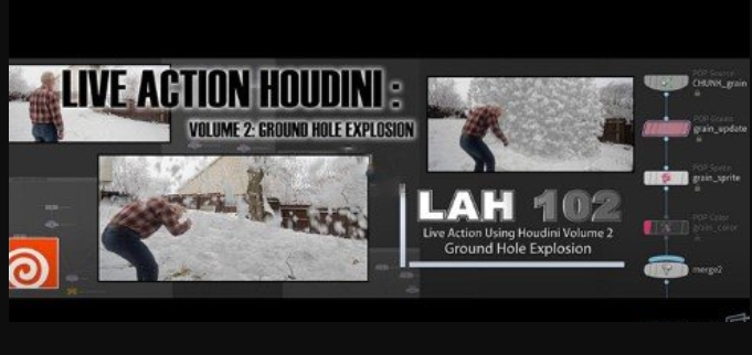 Live Action Houdini, Volume 2: Ground Hole Explosion (Premium)