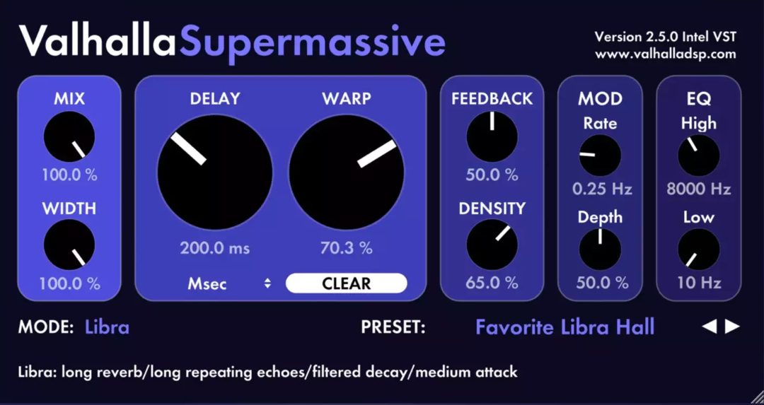 Embrays Designs 50 Presets Vol.2 Valhalla Supermassive (Premium)