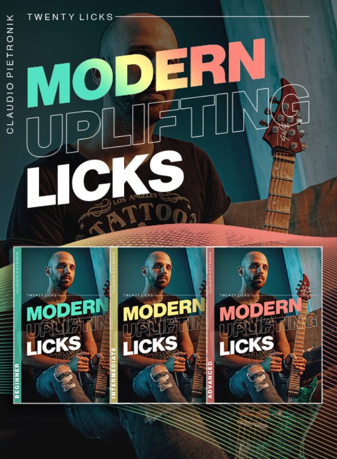 JTC Claudio Pietronik 20 Modern Uplifting Licks: Box Set (Premium)