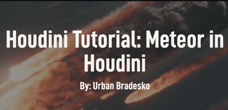 Rebelway – Houdini Tutorial: Meteor in Houdini (Premium)