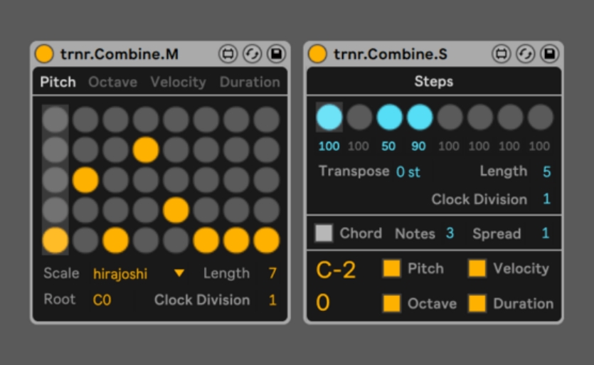 Ternar Music Technology Combine Sequencer [Max for Live] (Premium)