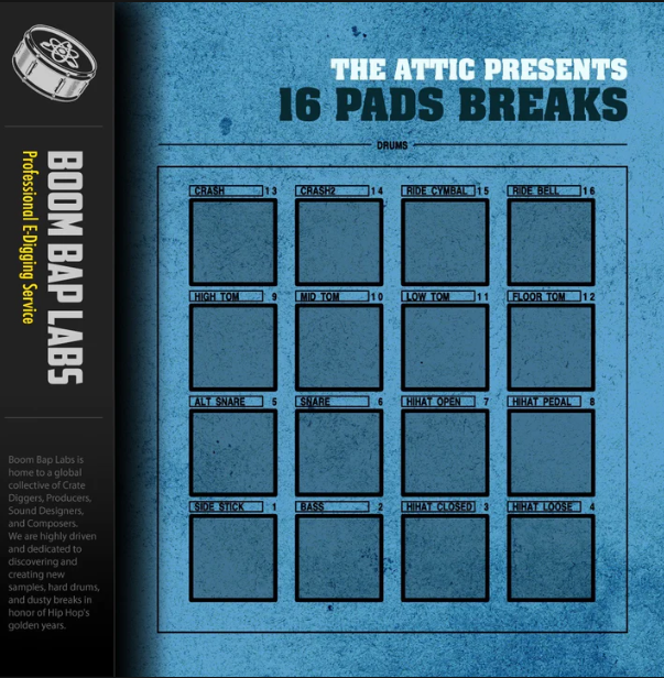 Boom Bap Labs The Attic 16 Pads Breaks Vol 1 (Premium)