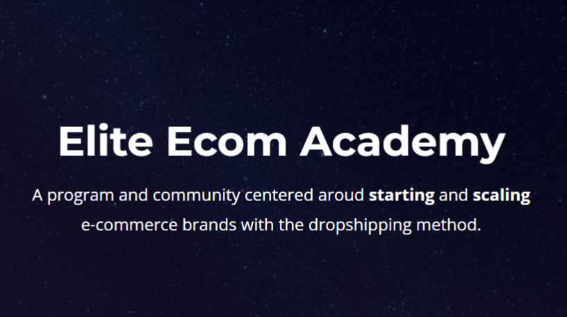 Elite Ecom Academy – Facebook Unlocked Blueprint (Premium)