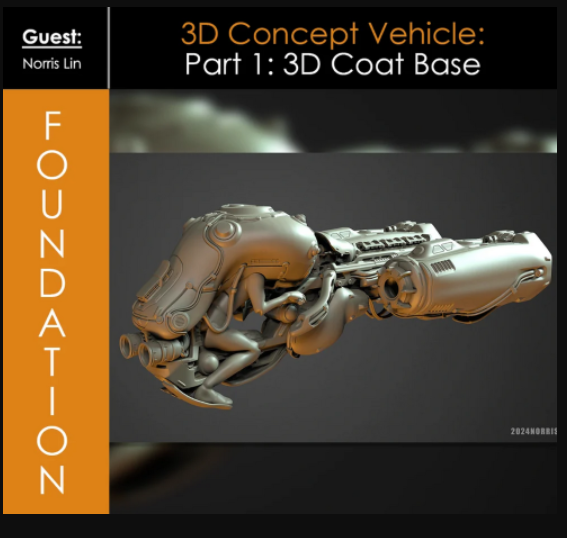 Foundation Patreon – 3D Concept Vehicle – Part 1 with Norris Lin (Premium)