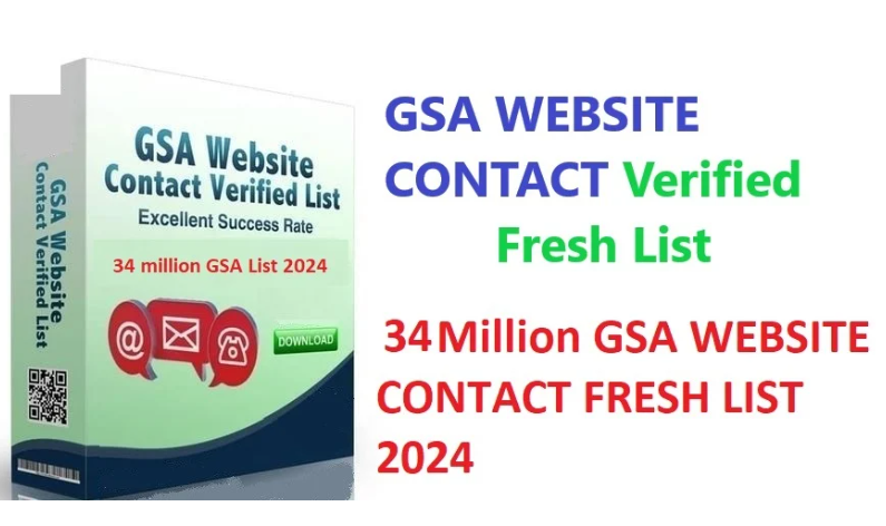 GSA WEBSITE CONTACT Verified Fresh List 34 Million 2024 (Premium)