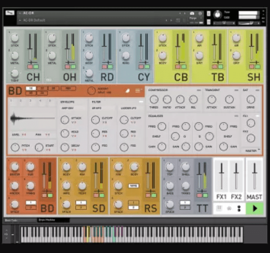 SonicCouture AC-DR Acoustic Drum Machine KONTAKT (Premium)