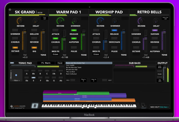 Sunday Sounds Sunday Keys Template for MainStage (Premium)