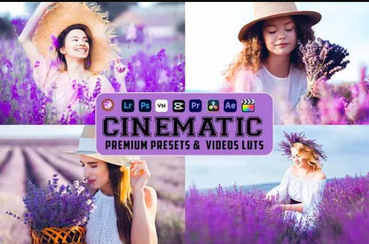 Cinematic Luts Video & Presets Mobile Desktop CTXA43U (Premium)