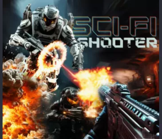 Epic Stock Media Scifi Shooter Game (Premium)