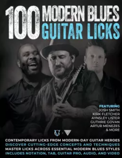 GuitarVivo 100 Modern Blues Guitar licks by JTC TUTORiAL (Premium)