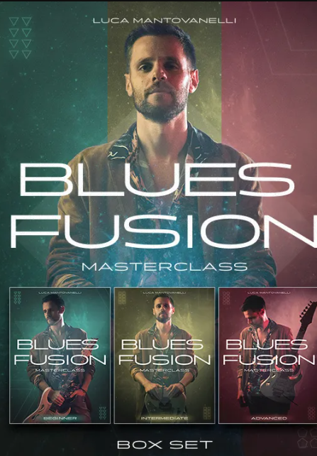 JTC Guitar Luca Mantovanelli Blues Fusion Masterclass : Box Set TUTORiAL (Premium)