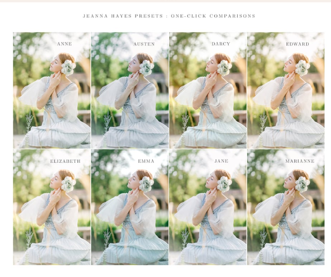 Jeanna Hayes Light and Airy Presets (Premium)