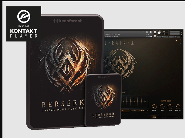 Keepforest Berserkr Pro – Tribal Punk Folk Drums KONTAKT (Premium)