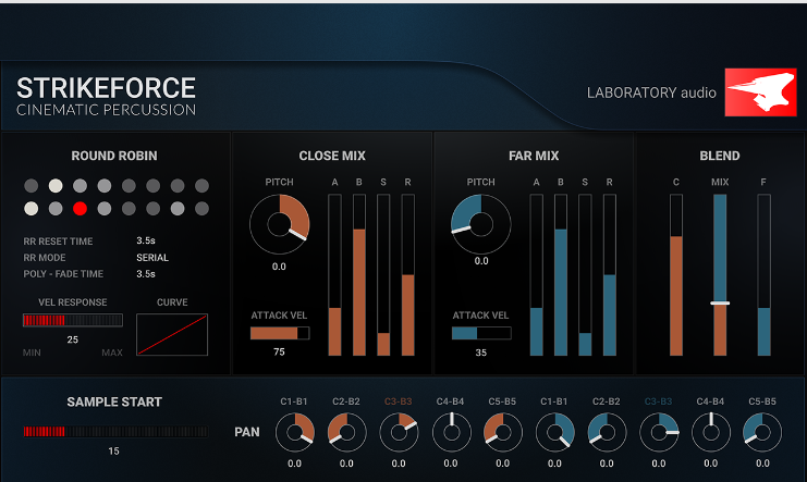 Laboratory Audio STRIKEFORCE v2.0.1 KONTAKT (Premium)