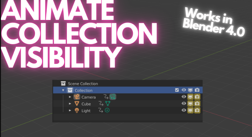 Animate Collection Visibility v1.1 for Blender (Premium)