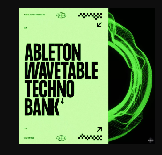 Audioreakt Ableton Wavetable Techno Bank 4 (LIVE 11)  (Premium)