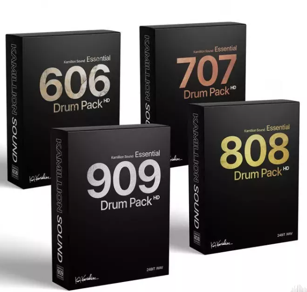 Kamillion Sound KS Essential 606, 707, 808, 909 Drum Pack Bundle (Premium)