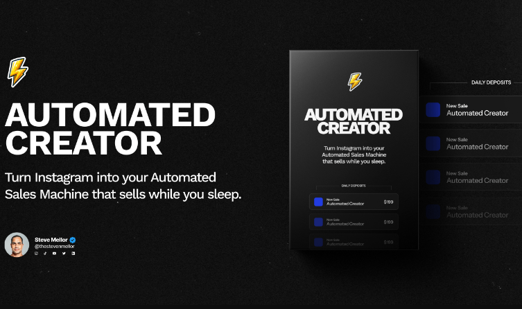 Steve Mellor – Automated Creator System 2024 (Premium)