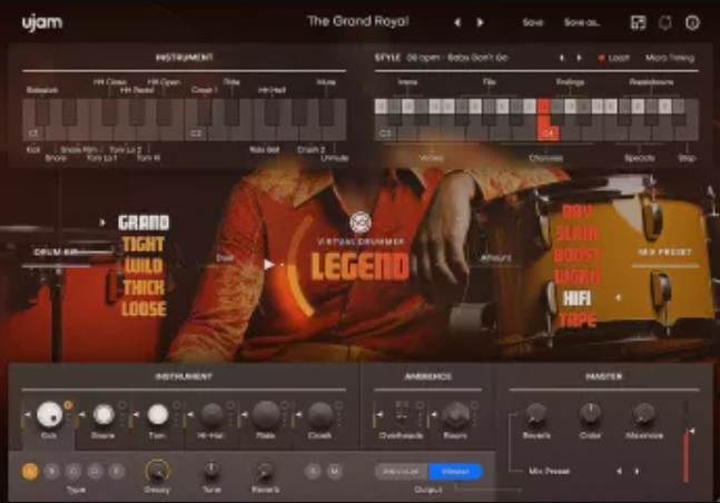 UJAM Virtual Drummer LEGEND v2.5.0 (Premium)