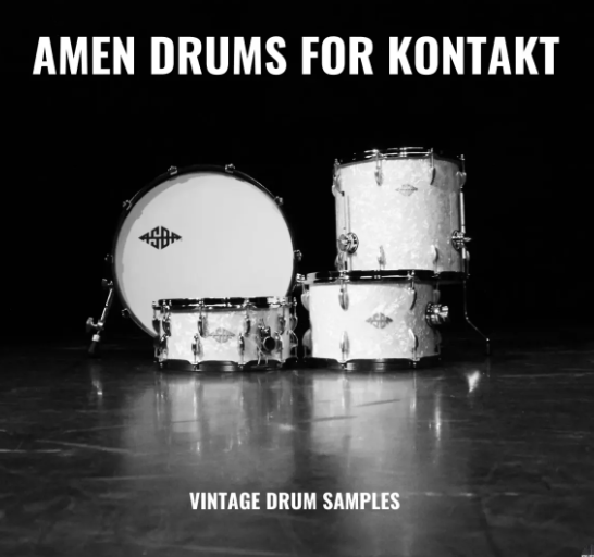 Vintage Drum Samples Amen Drums for KONTAKT!  (Premium)